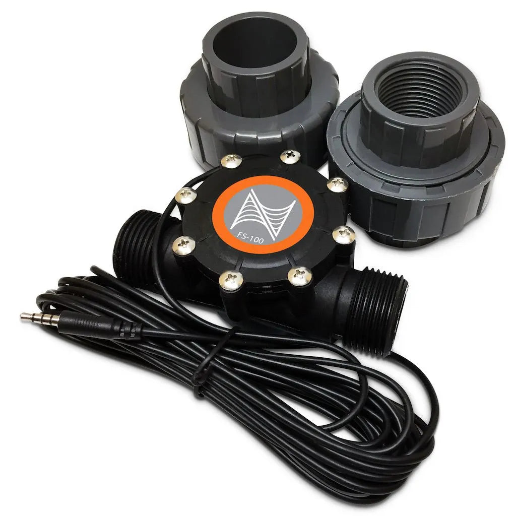 FS-100 Flow Sensor 1" w/unions