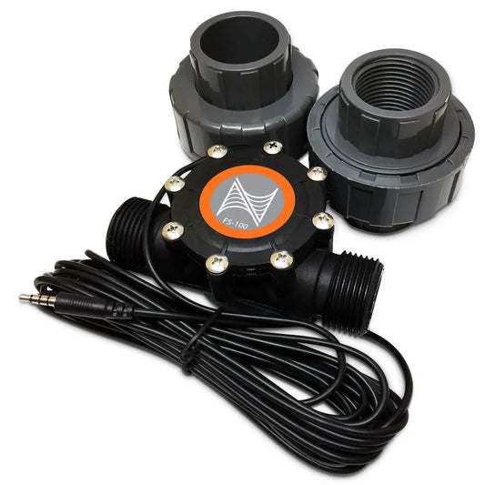 FS-100 Flow Sensor 1" w/unions
