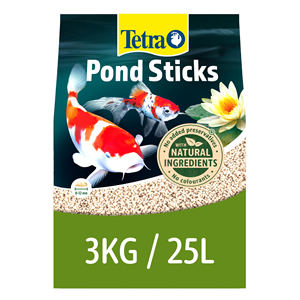 TETRA POND FOOD STICKS 25L/3000G