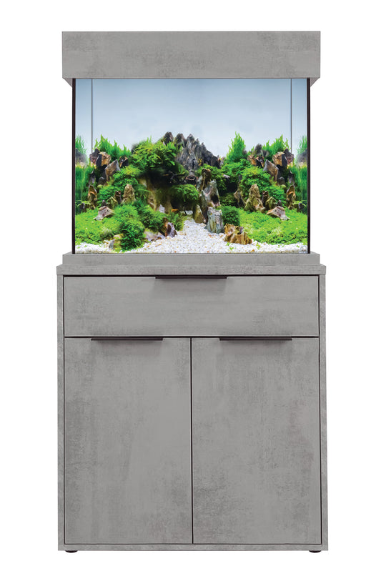 OakStyle 110 Cabinet (69.5x41x77cm) Industrial Concrete