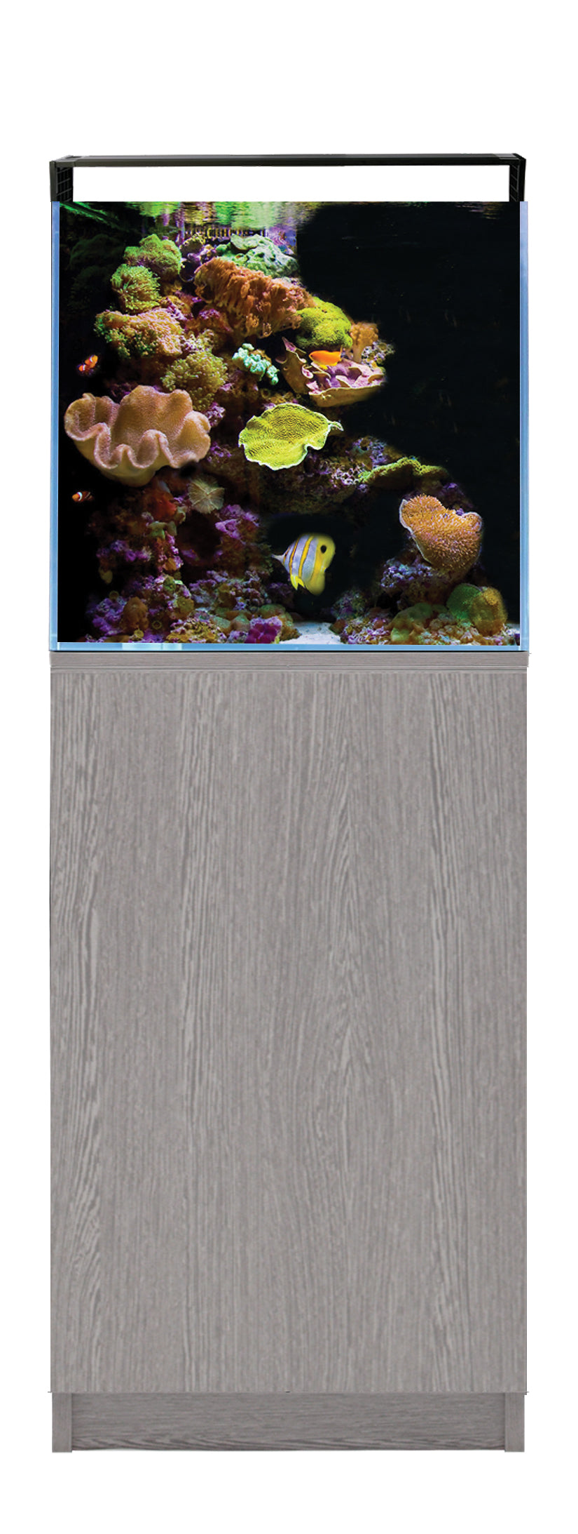 MiniReef 90 Marine Cabinet Inc sump, 
pipework 45 x 45 x76cm Grey