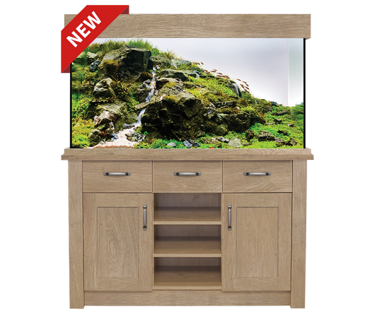 OakStyle 230 Cabinet (123x41x77cm) Yorkshire Oak
