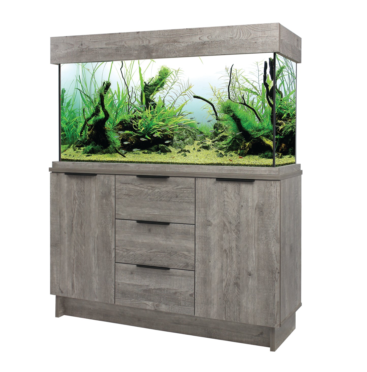 OakStyle 230 Cabinet (123 x 41 x 77cm) Urban Grey