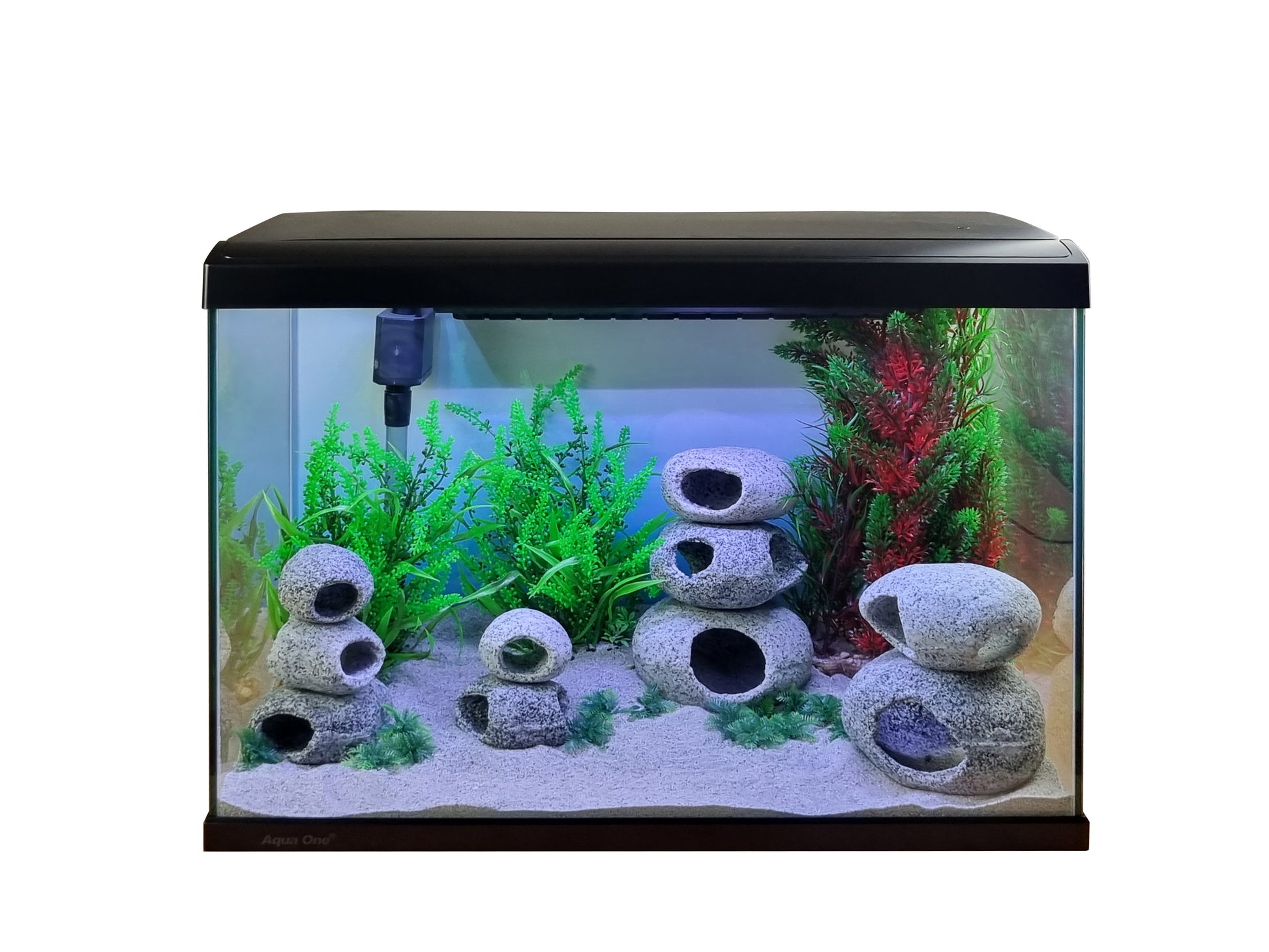 LifeStyle 125 Glass Aquarium 80cm 125L Gloss Black