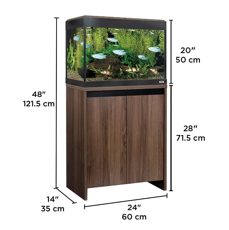 Roma 90 Bluetooth LED Aquarium Set, 24 US Gal / 90 L